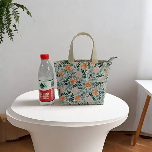 帆布包韩版简约印花迷你手提袋