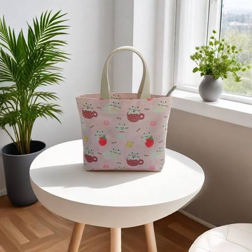 韩版卡通印花迷你手提袋