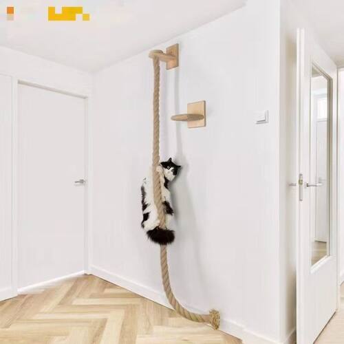实木通天绳索猫爬架大体型适用
