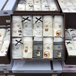 棉面料莫代尔蚕丝底裆印花四条女士短裤 沿想内裤 女1879中腰三角裤