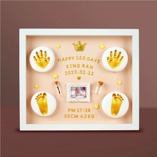 Детские отпечатки рук и ног, чернильная подушечка, сувенир, фоторамка для новорожденных для младенца, отпечаток рук, подарок на день рождения