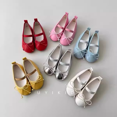 女童单鞋一脚蹬2026春秋季新款儿童时尚百搭软底皮鞋小女孩公主鞋