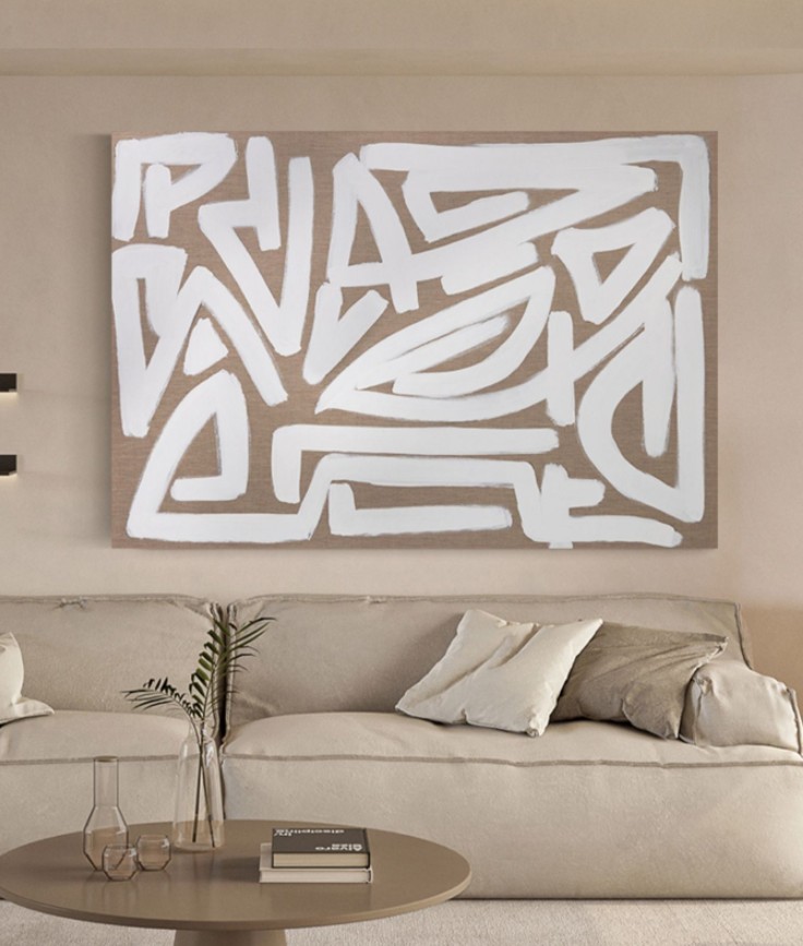 XD原创手工油画沙发艺术现代简约客厅装饰画抽象玄关挂画诧寂风画