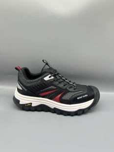 狼耳钓鱼户外徒步登山百搭运动男鞋厚底增高透气舒适防水防滑耐磨