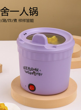 插电宿舍野餐家用韩n式泡面不粘小煮锅宿舍学生小电锅多功能迷你