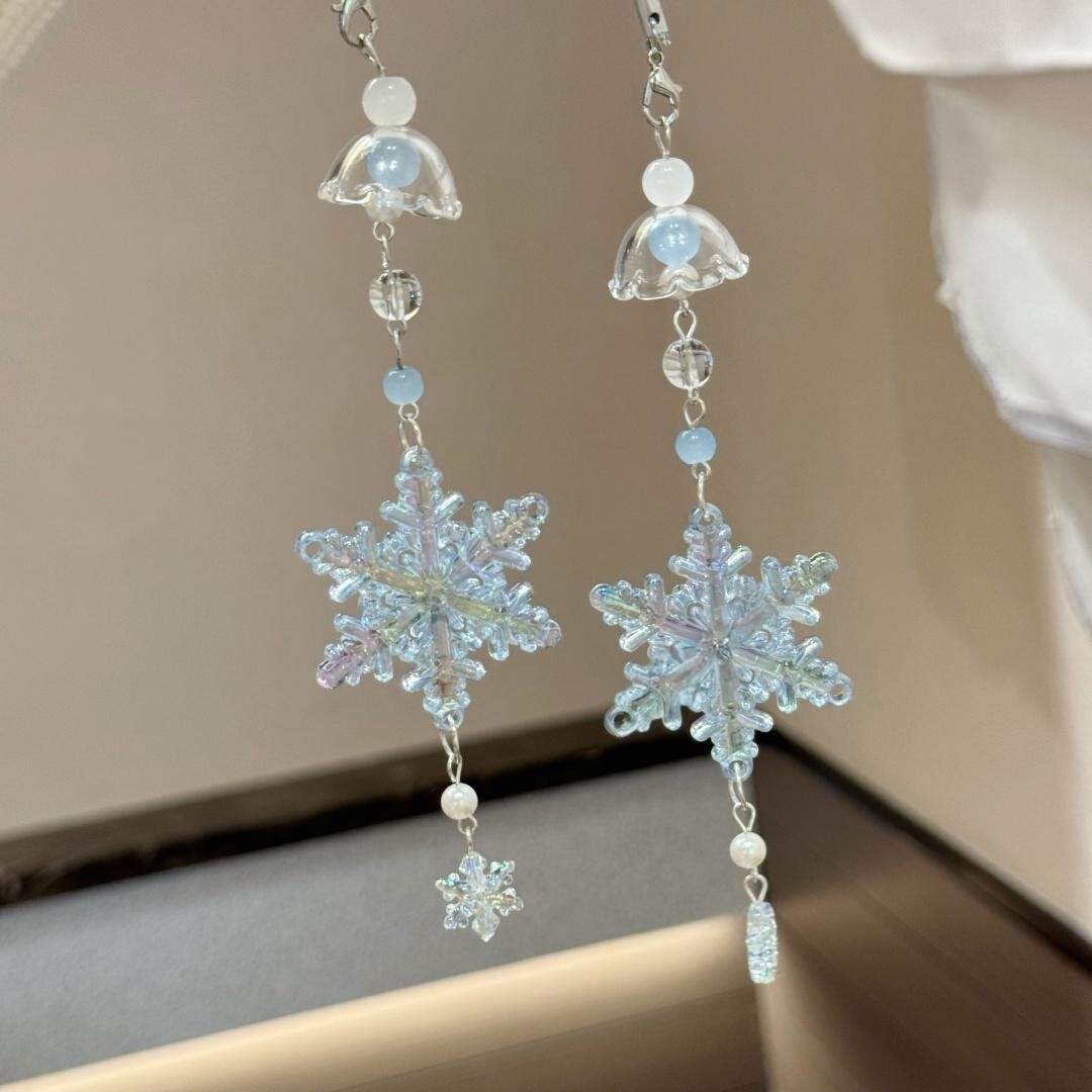 【蓝雪花风铃】恋与深空小挂件黎深雪花挂件手机链咕本链卡册雪花