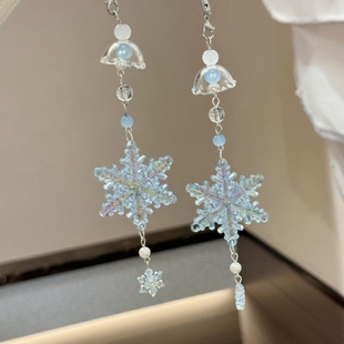 【蓝雪花风铃】恋与深空小挂件黎深雪花挂件手机链咕本链卡册雪花