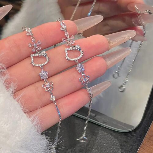 HelloKitty甜美闪钻手链礼物
