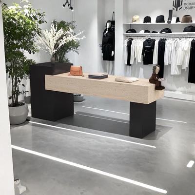 服装店中岛台展示桌鞋包流水台
