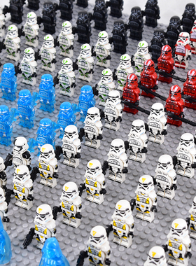 星球大战星战兵人秩序西斯卫队小人仔前线2全套男孩儿童礼物积木