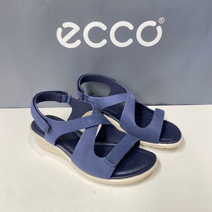 凉鞋 216643 新款 ECCO爱步女鞋 夏季 清仓特价 牛皮舒适透气休闲鞋