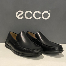 【特价】Ecco爱步男鞋牛皮一脚蹬乐福鞋商务休闲皮鞋570994莫克
