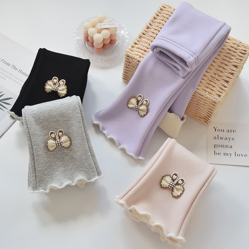 女童打底裤秋冬款宝宝微喇叭裤小童长裤子薄绒冬装大儿童加厚加绒,童装/婴儿装/亲子装,裤子,淘宝优惠券,粉丝福利购,淘宝优惠卷