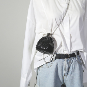 个性水桶chic链条包