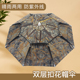 伞帽头戴式 钓鱼帽伞户外伞垂钓雨伞帽子超轻透气黑胶双层防晒 新款