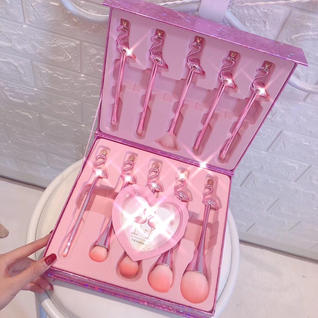 【情人节礼物】正品泊霓火烈鸟臻爱礼盒套刷网红热推10支送礼品|ruв категории Косметика, Другие косметические средства, макияж кисти - от Buy2taobao.com для оказания профессиональной услуги покупки агента Taobao