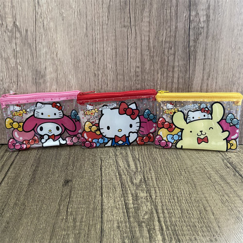 日本正版三丽鸥收纳袋零钱包