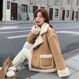 现货24皮毛一体3色羊羔毛外套099-105-P185-K268，女装皮草，浙宝099