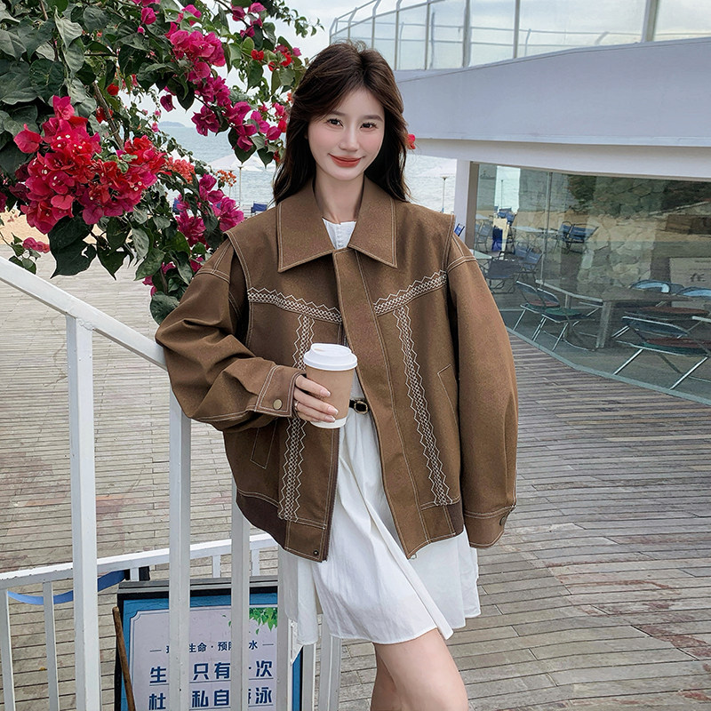 现货26春季新款波西米亚风外套099-1005-P155-K218，女装短外套，浙宝099