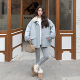 现货新款PU皮50羽绒内胆派克服099-10319-P255-K388，女装羽绒服，浙宝099