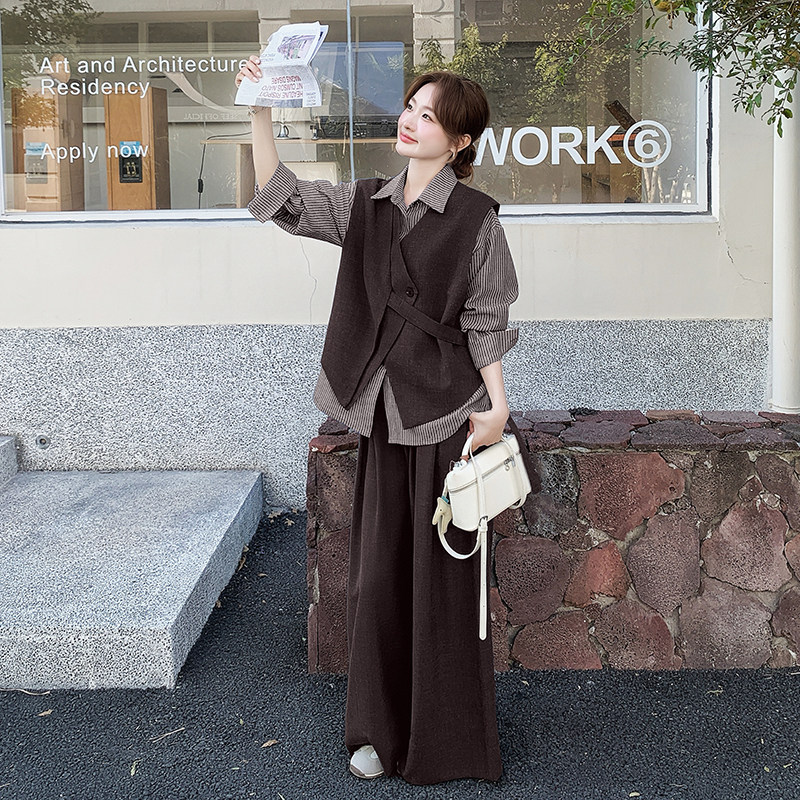 现货三件套2色099-10218-p185-k268，女装套装/套裙，浙宝099