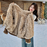 新款羊羔毛派克服099-10397-p275-k418，女装派克服，浙宝099