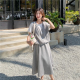 现货新款假两件上衣半裙两件套099-1086-P175-K248，女装套装/套裙，浙宝099