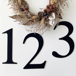 毛毡棕色数字定制周岁百天生日快乐字母拉旗条幅复古节日装扮用品