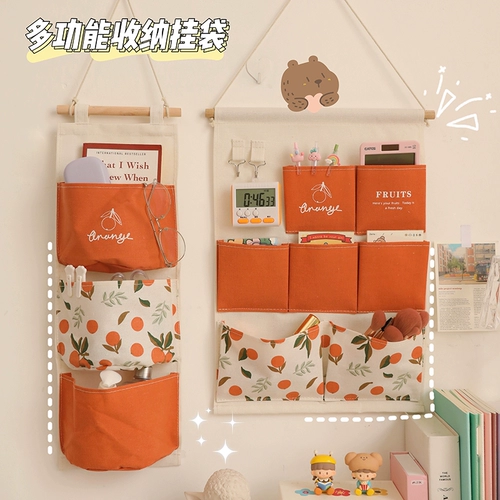 Ткань, система хранения, настенный прикроватный подвесной органайзер для кровати, тканевый мешок