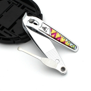 正品强人大号斜口指甲钳指甲剪多功能大斜剪带挖耳勺剪指刀指甲刀