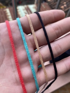 外贸扁带纱线带子纱线纯棉衣服玩偶包包毯子钩针手编毛线