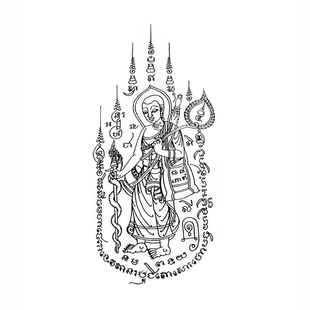 泰国西瓦里 阿赞鹏碰 8.10 见面会 纹身刺符 银针刺符