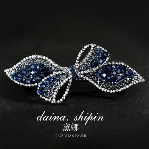 发夹弹簧夹轻奢蝴蝶结发夹