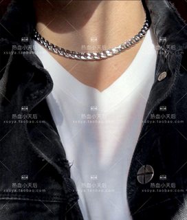 SOYA CHAIN NECKLACE 钛钢防汗不掉色百搭男女同款项链古巴