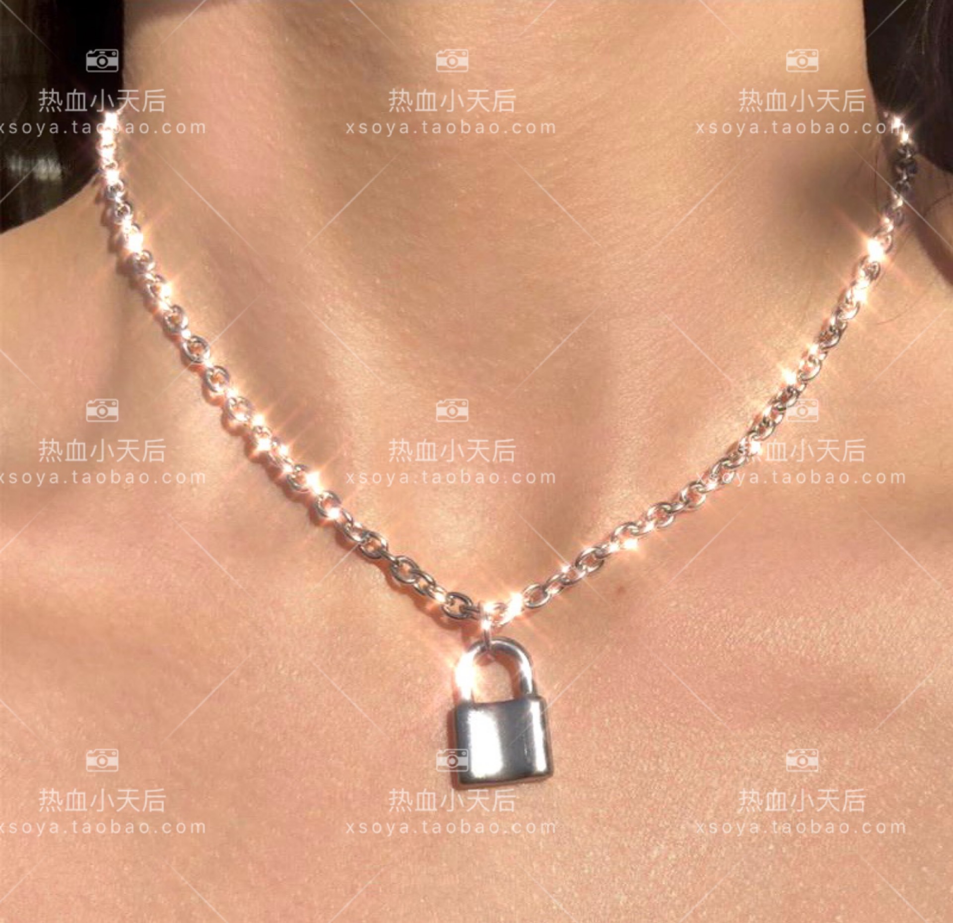 locknecklace小锁@不掉色项链