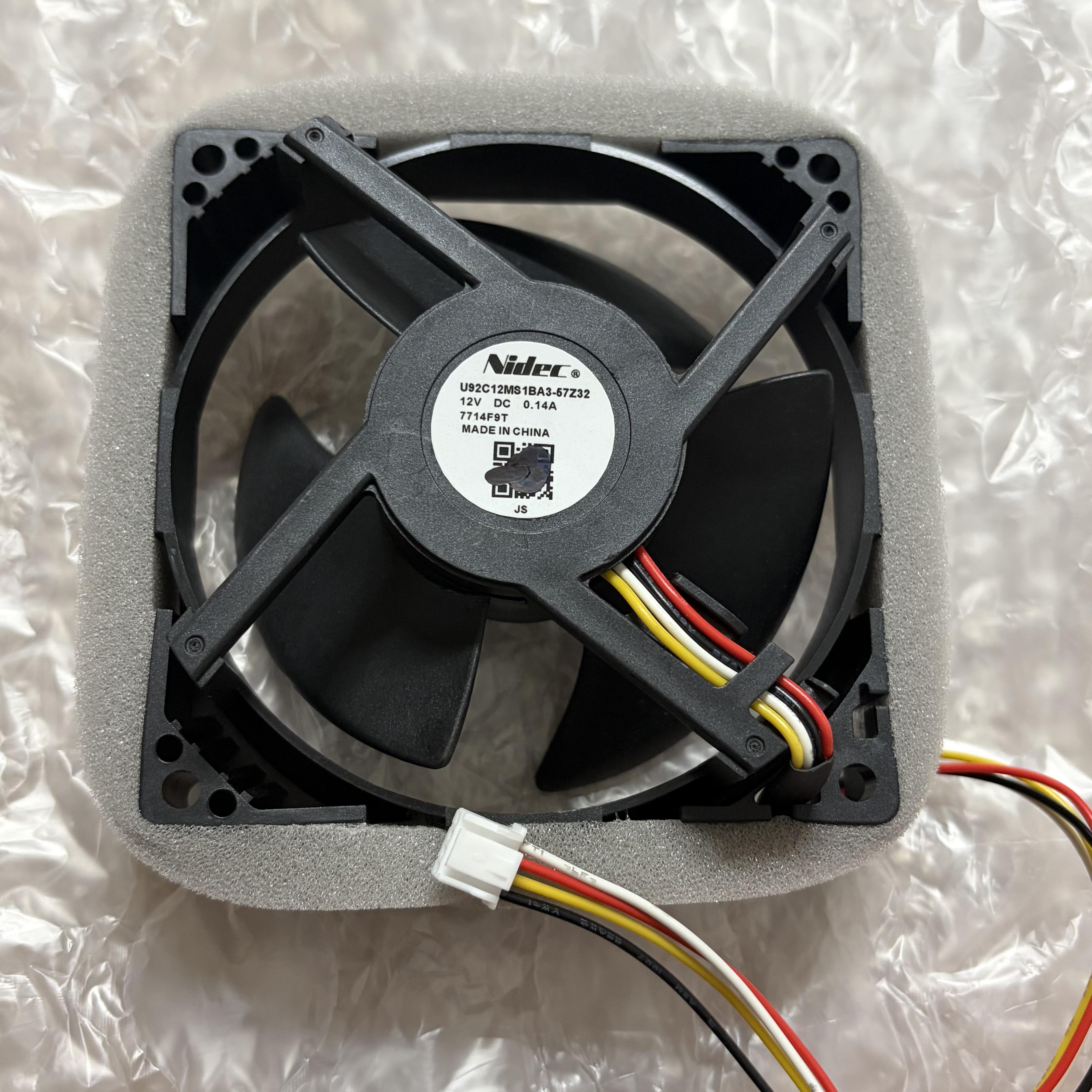 U92C12MS1BA3-57Z32 适用海R冰箱冷冻室内置风扇9CM/92MM 0.14A