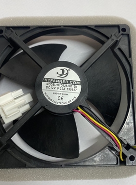 冰箱风扇 风机 HTD12539D12M DC12V 0.22A 3线雪柜风机