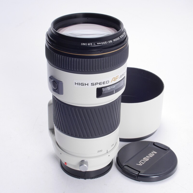 美能达MINOLTA APO 80-200/2.8 高速版A口人像中长焦镜头98新三代