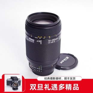尼康NIKON 210 5.6D沙金全幅自动镜头小牛头不输蔡色丝彩