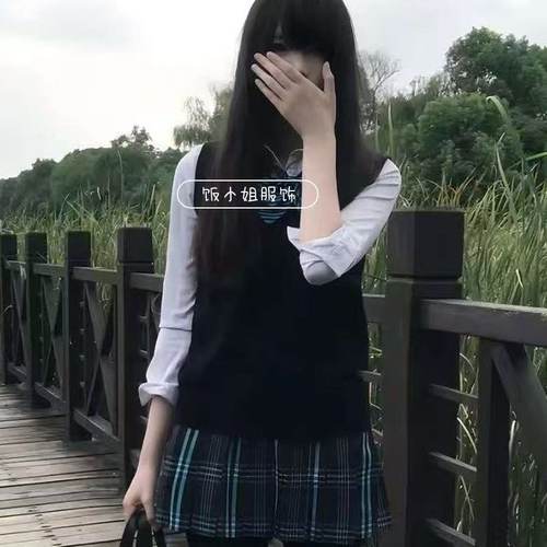 学院风JK制服针织衫马甲长袖上衣