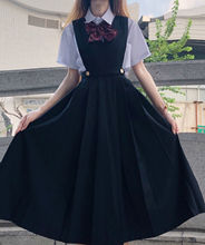 正版护奶裙日系JK制服套装裙子显瘦学院风甜美衬衣背带连衣裙夏季