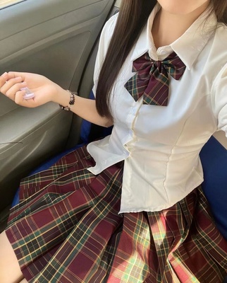 收腰衬衫短袖纯欲学院风套装夏季