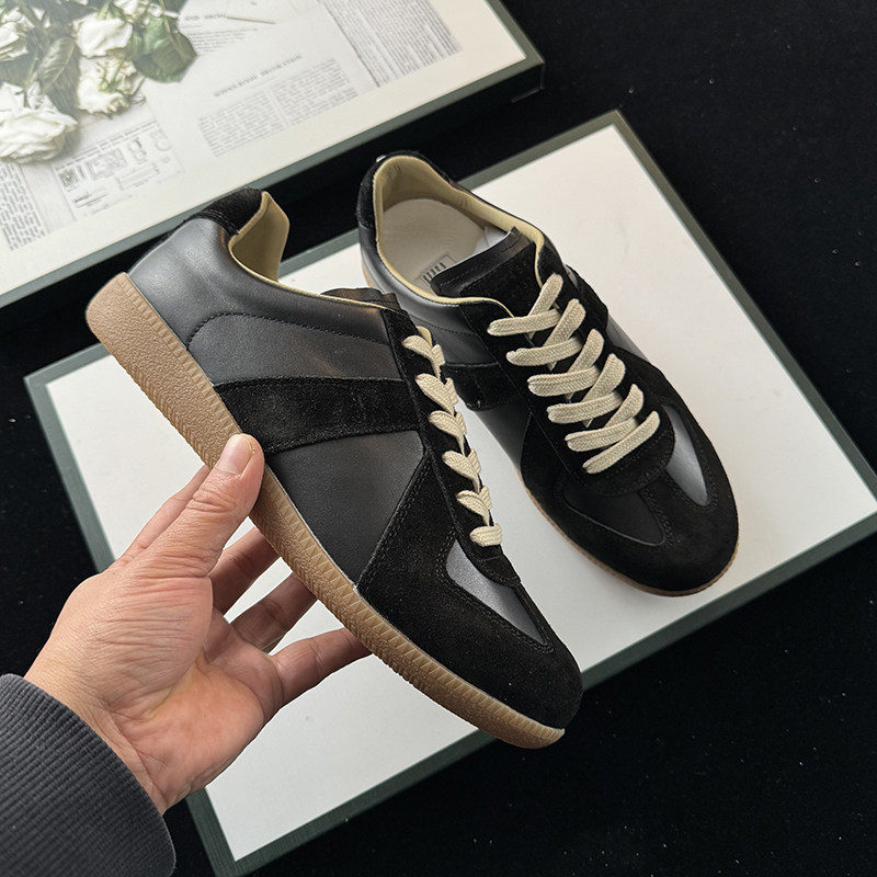 thumbnail for Men's Moral Training Shoes, Height-Increasing Black Shoes, 2025 Red Vintage Forrest Shoes, Genuine Leather Versatile, 48, 49, 50, Plus Sizes