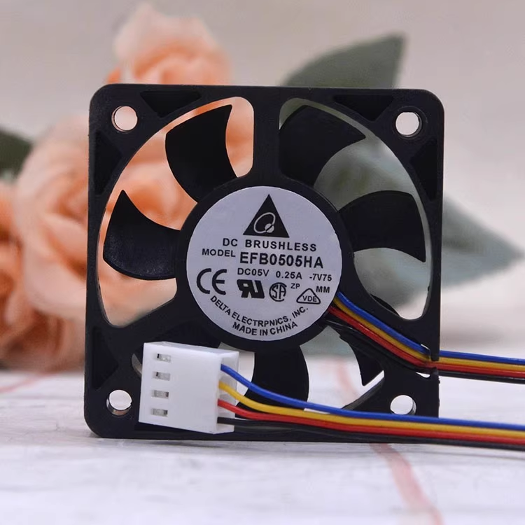 台达 DELL DC5V 12V 5cm 5012 大风量4线PWM控速风扇50*50*12MM