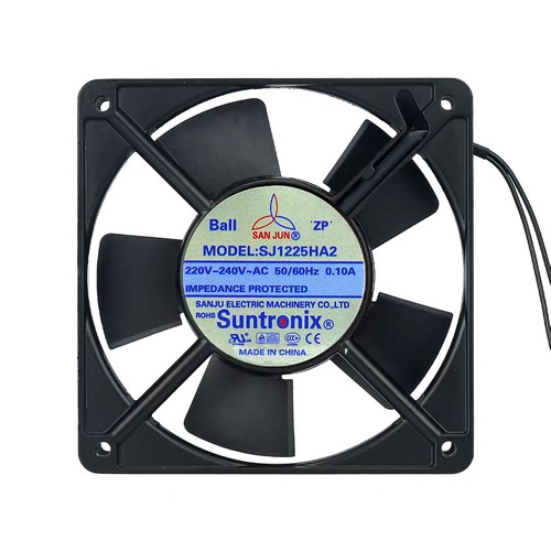 SJ1225HA2/HA1全新台湾三巨220V/110V机柜轴流12025散热风扇0.10A