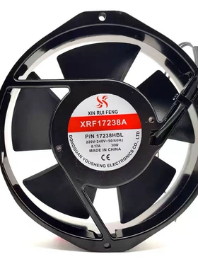 XRF17238HBL 17cm  220V 变频器UPS耐高温交流风机散热风扇