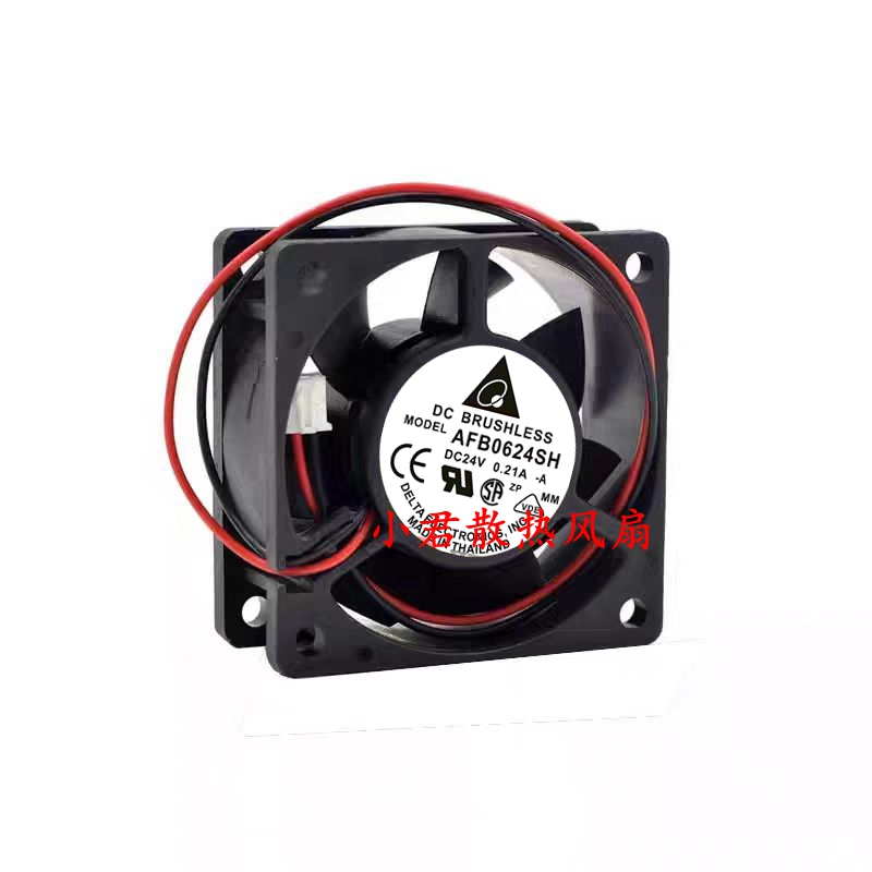 原装台达 AFB0624EH/SH/HH/VH/H 6025 24V 变频器风扇6cm散热风扇