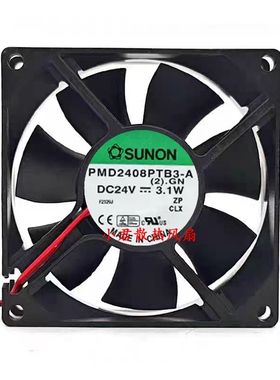 SUNON PMD2408PTB3-A 8025 24V 3.1W 双滚珠大风量变频器散热风扇