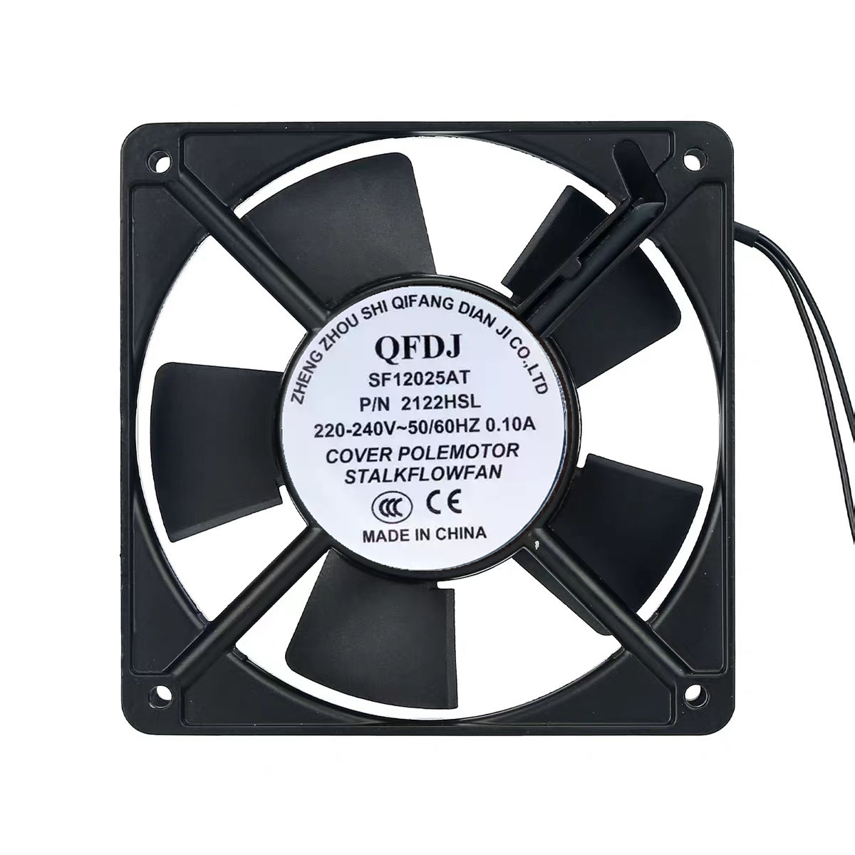 QFDJ SF12025AT P/N 2122HSL HBL 全新现货机柜散热风扇220V 12CM
