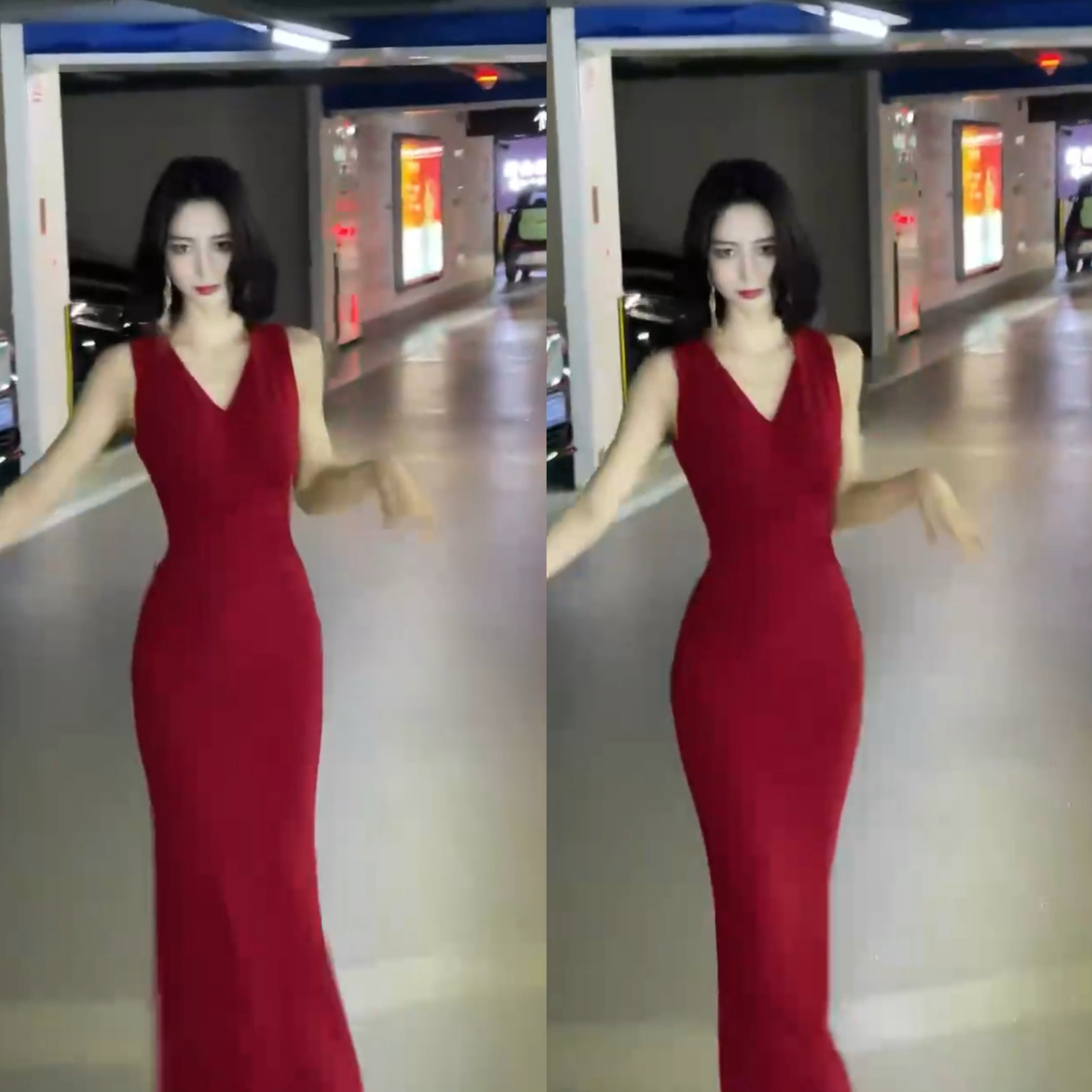 2025新款晚礼服女秋季短款上衣减龄气质显瘦收腰红色长款连衣裙潮图片